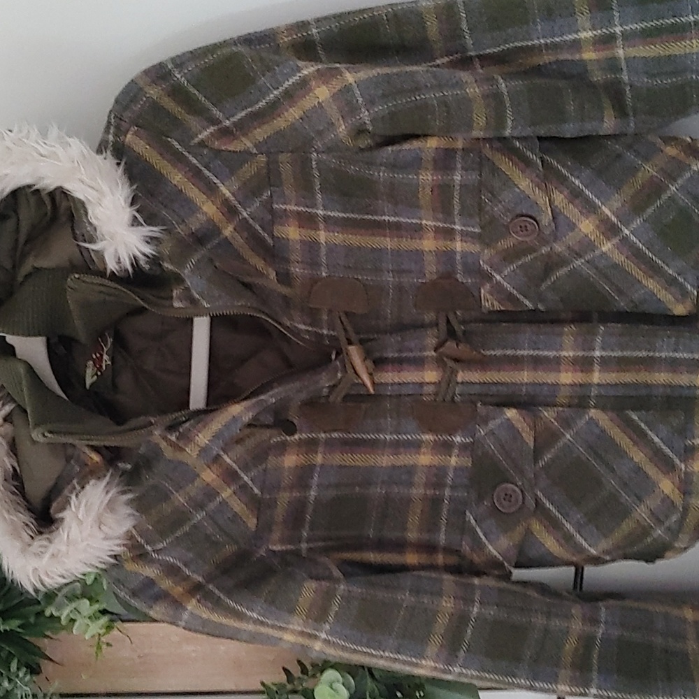 Billabong Plaid Jacket